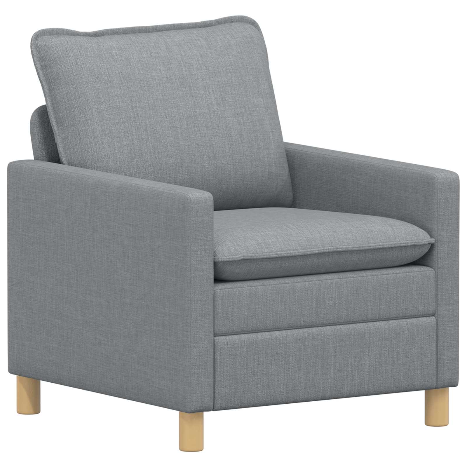Sofa Hellgrau 76 x 81 x 87,5 cm Stoff