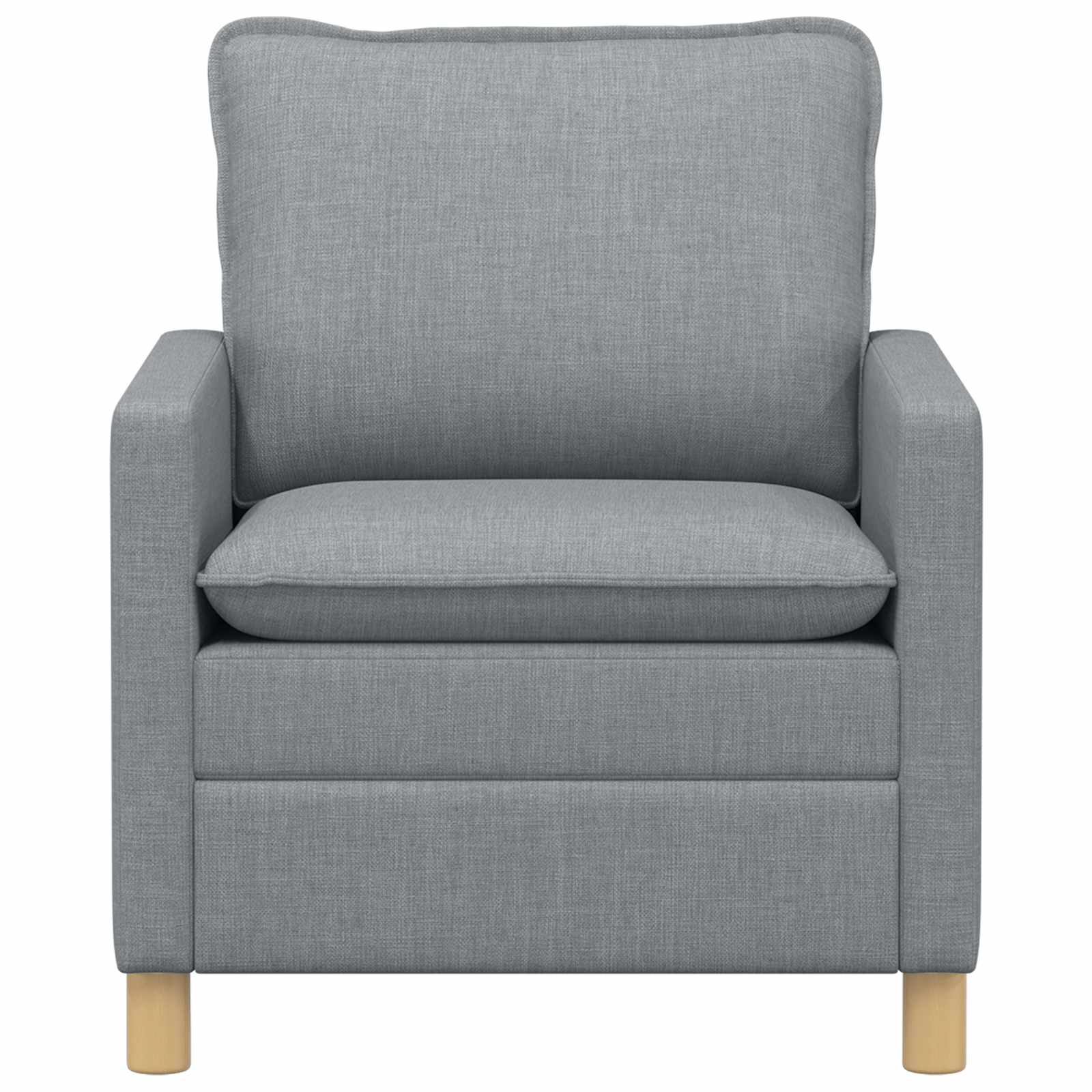 Sofa Hellgrau 76 x 81 x 87,5 cm Stoff