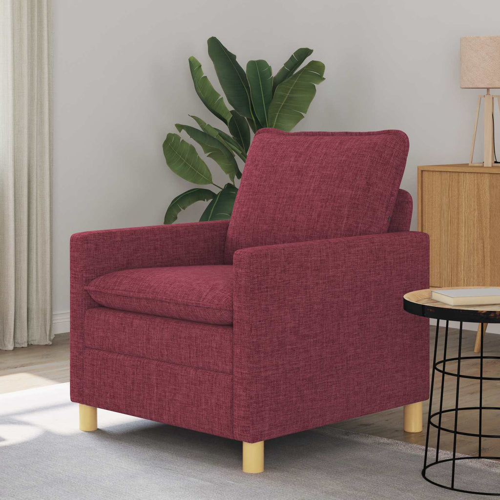 Sofa Weinrot 76 x 81 x 87,5 cm Stoff