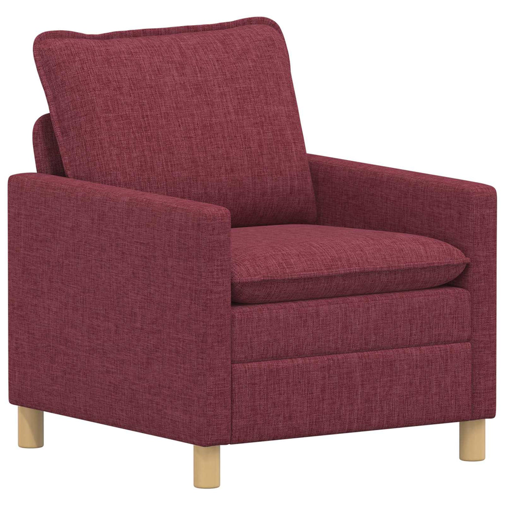 Sofa Weinrot 76 x 81 x 87,5 cm Stoff
