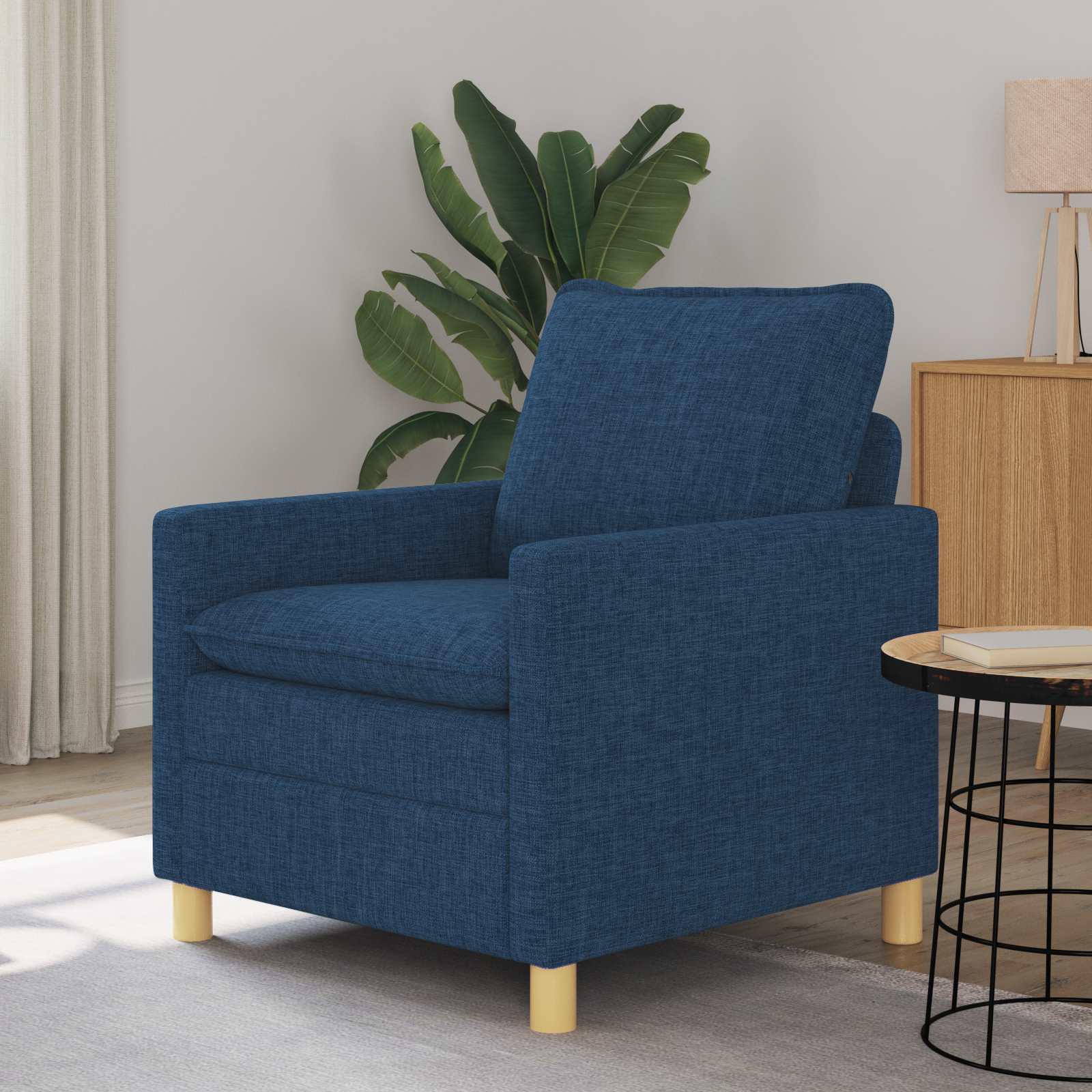 Sofa Blau 76 x 81 x 87,5 cm Stoff