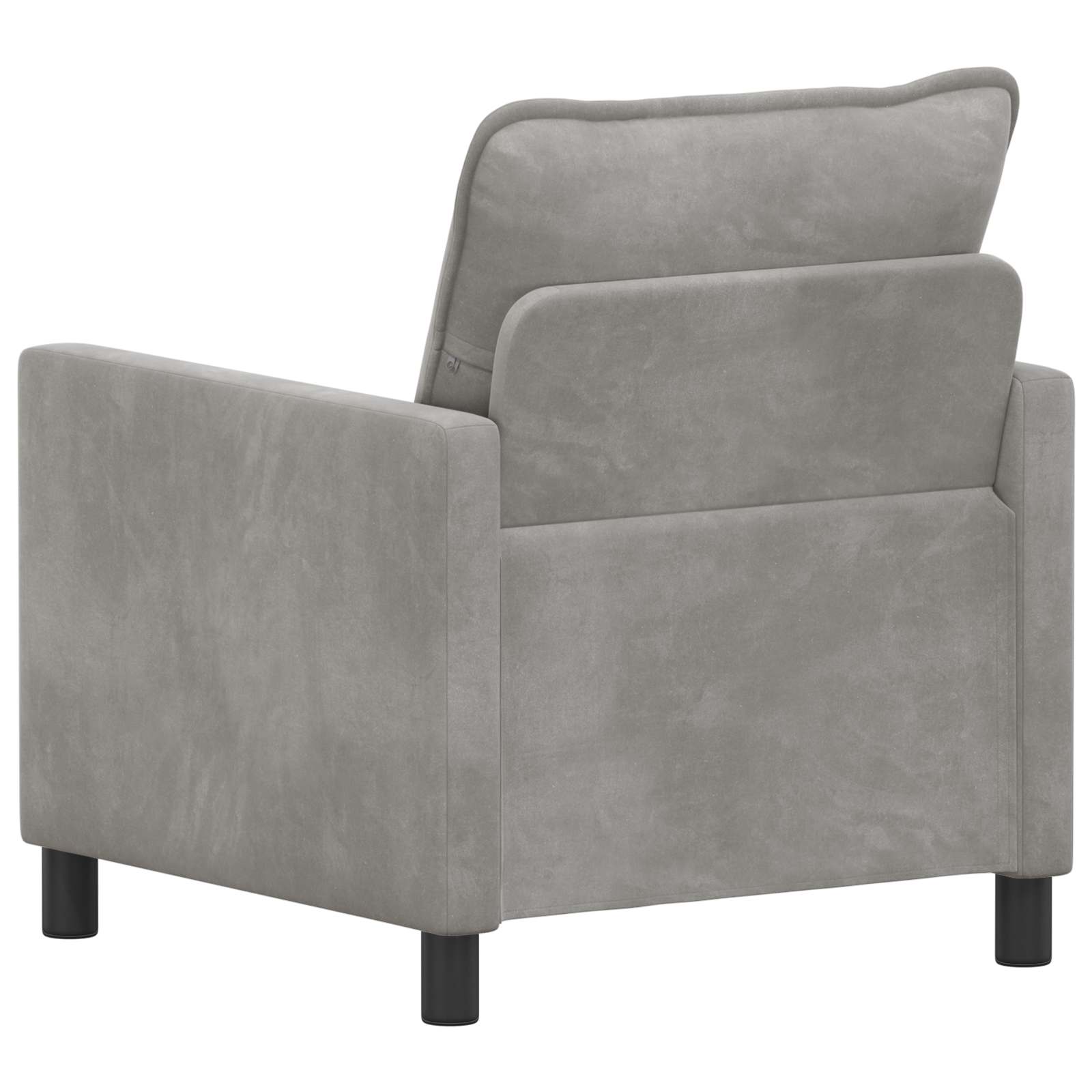 Sofa Hellgrau 76 x 81 x 87,5 cm Samt