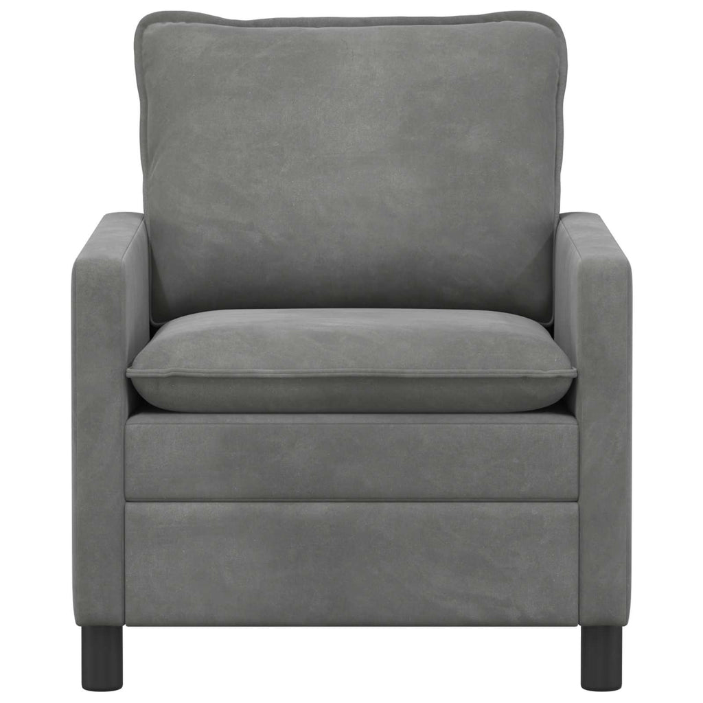 Sofa Dunkelgrau 76 x 81 x 87,5 cm Samt
