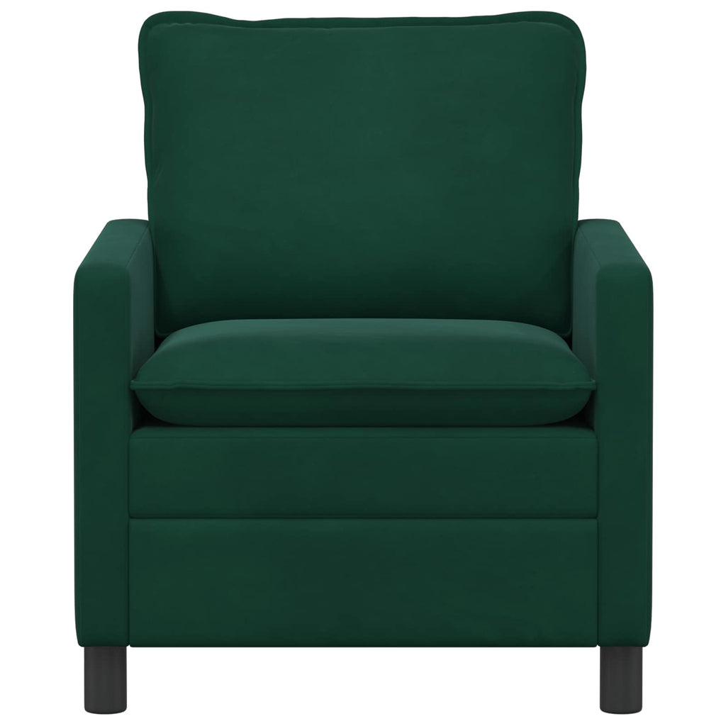 Sofa Dunkelgrün 76 x 81 x 87,5 cm Samt