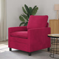 Sofa Weinrot 76 x 81 x 87,5 cm Samt