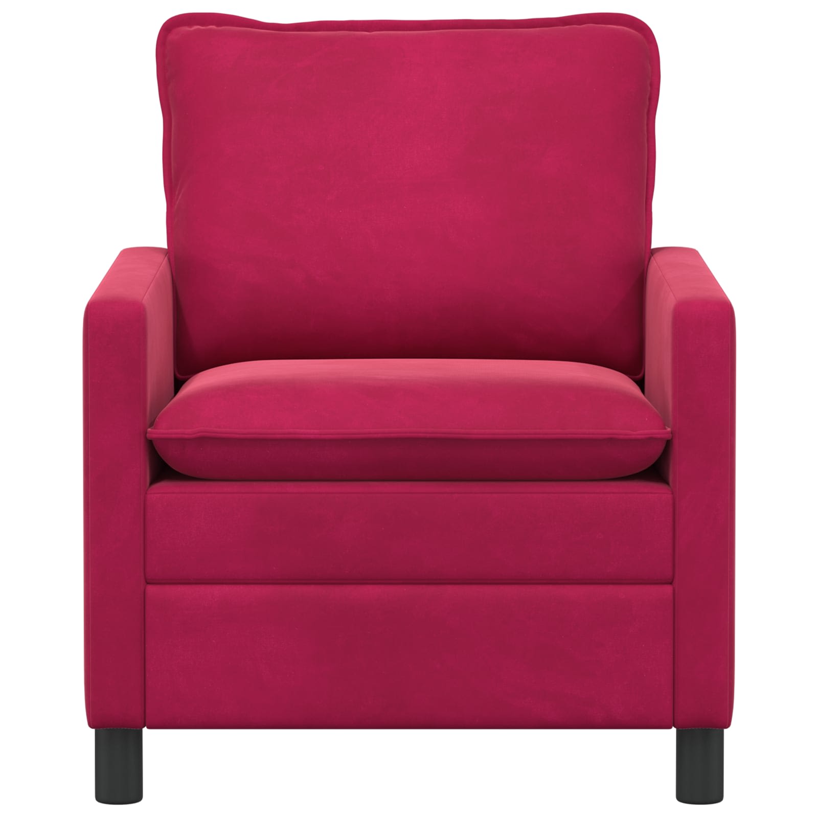 Sofa Weinrot 76 x 81 x 87,5 cm Samt
