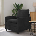 Sofa Schwarz 76 x 81 x 87,5 cm Samt