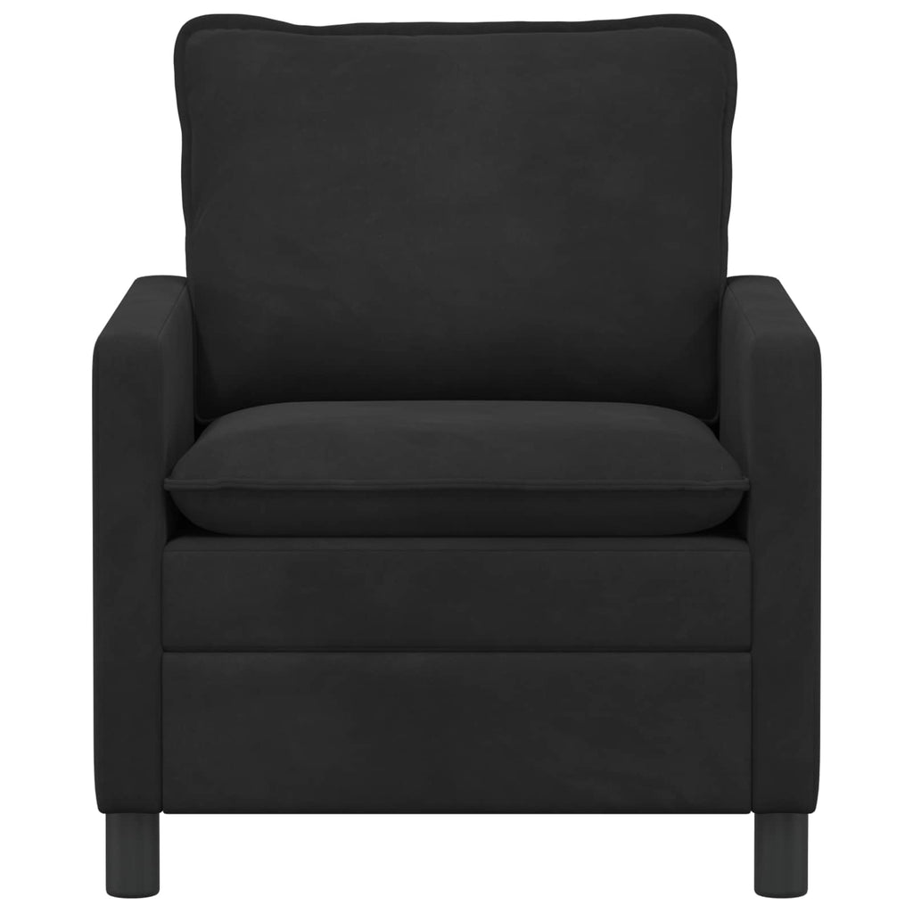 Sofa Schwarz 76 x 81 x 87,5 cm Samt