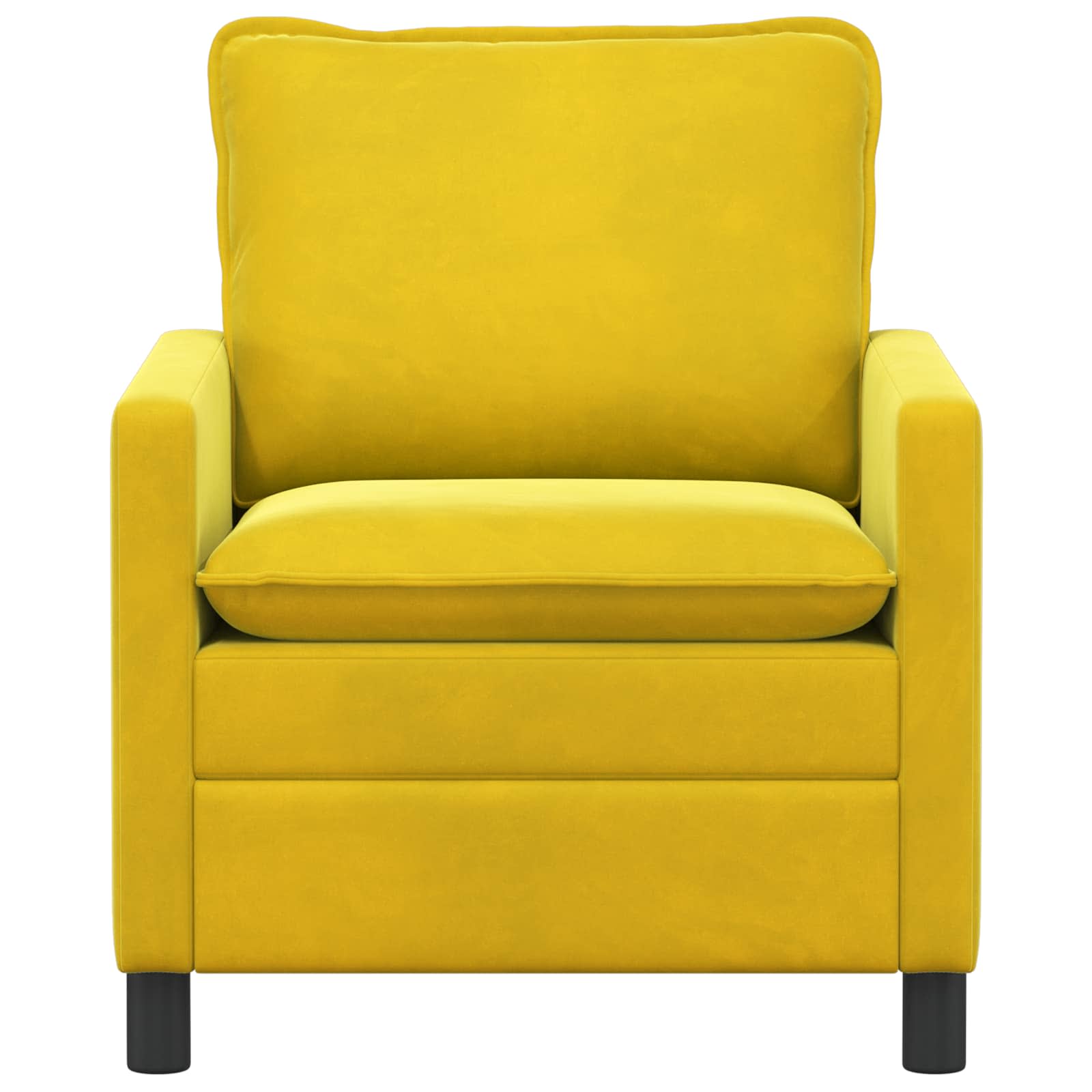 Sofa Gelb 76 x 81 x 87,5 cm Samt