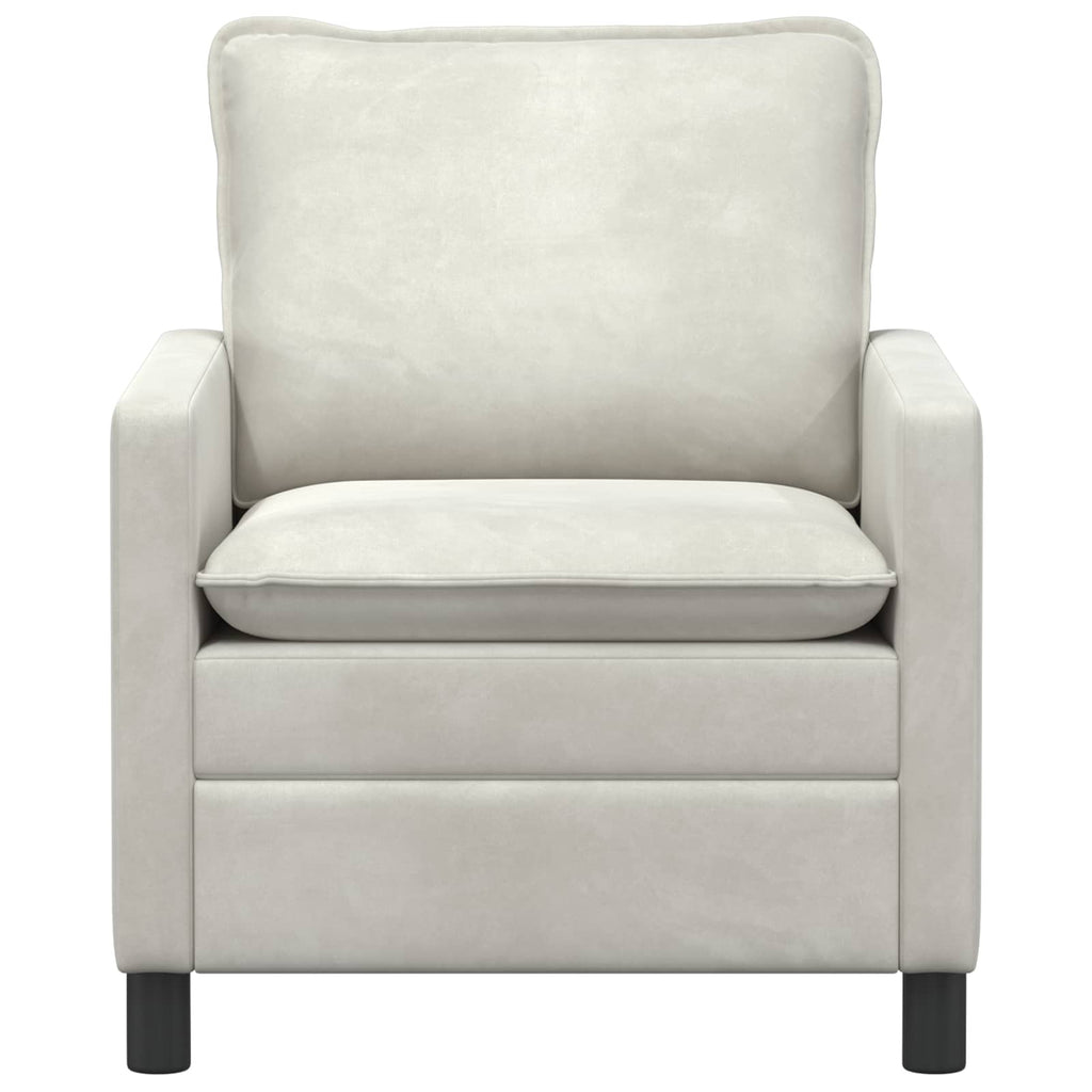 Sofa Creme 76 x 81 x 87,5 cm Samt
