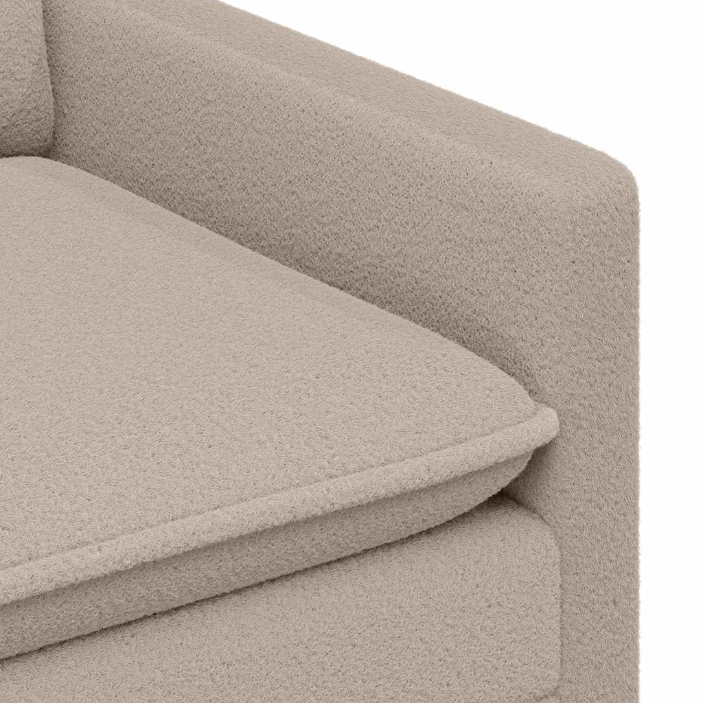 Sofa Hellgrau 76 x 81 x 87,5 cm Stoff