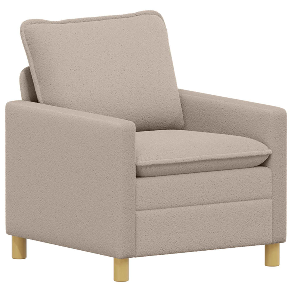 Sofa Hellgrau 76 x 81 x 87,5 cm Stoff