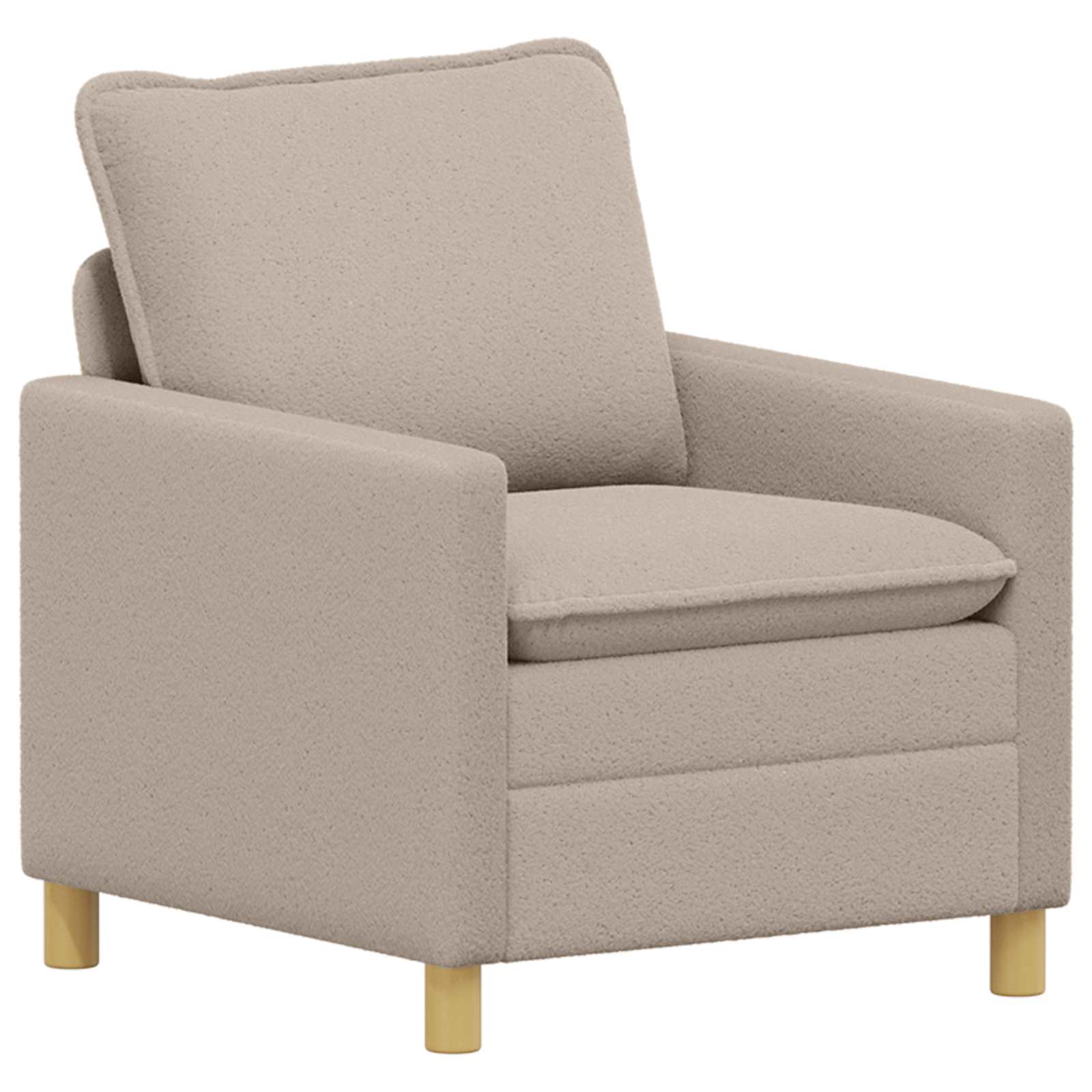 Sofa Hellgrau 76 x 81 x 87,5 cm Stoff