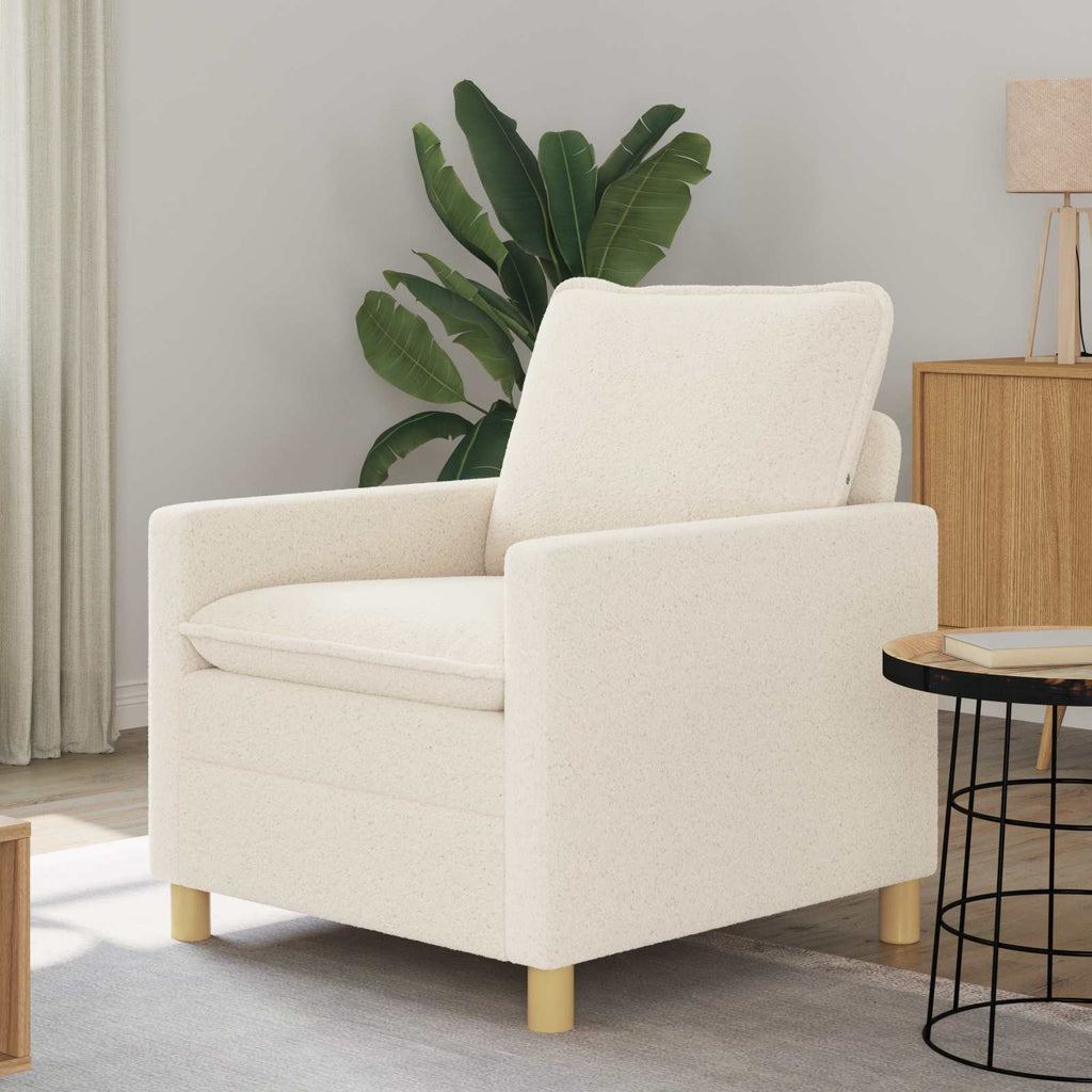 Sofa Creme 76 x 81 x 87,5 cm Stoff