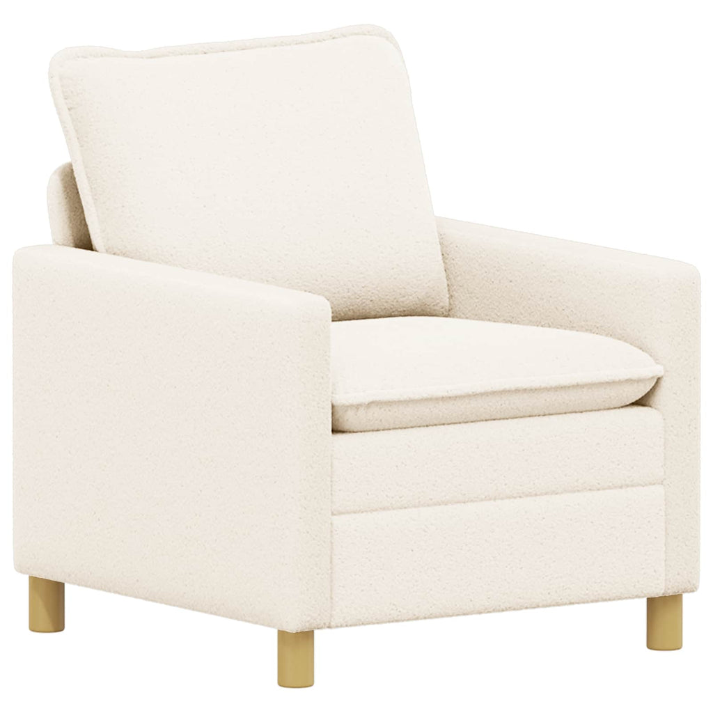 Sofa Creme 76 x 81 x 87,5 cm Stoff