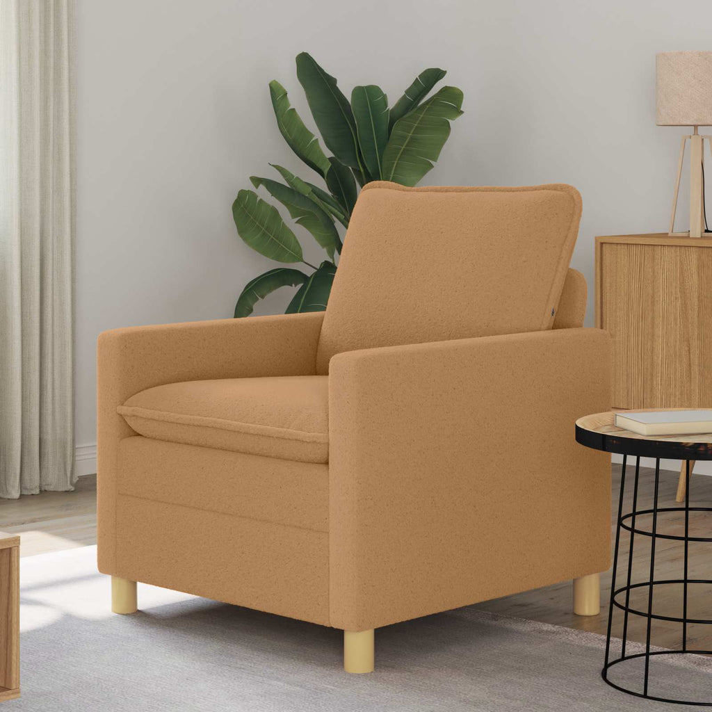Sofa Beige 76 x 81 x 87,5 cm Stoff