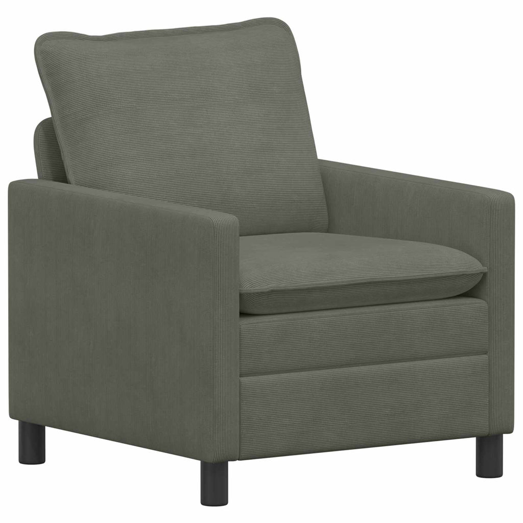 Sofa Hellgrau 76 x 81 x 87,5 cm Stoff