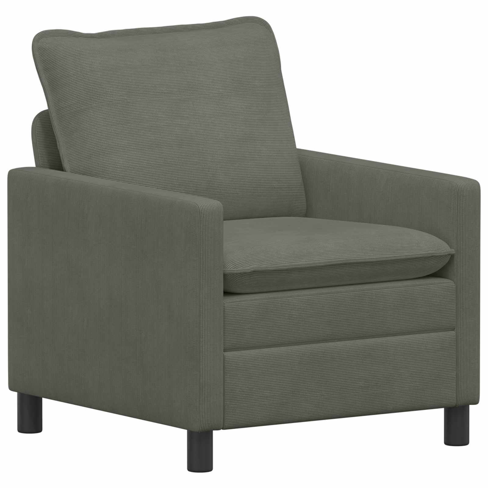 Sofa Hellgrau 76 x 81 x 87,5 cm Stoff