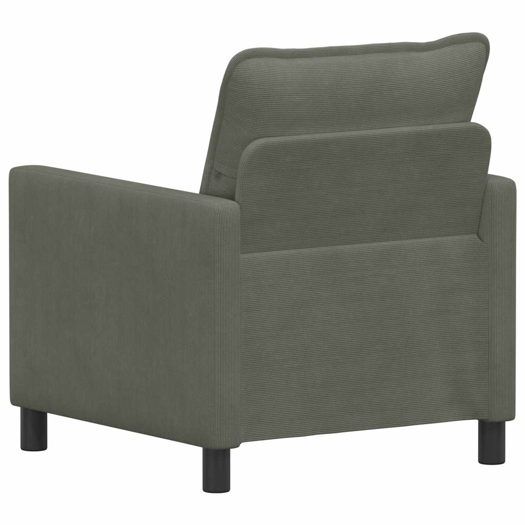 Sofa Hellgrau 76 x 81 x 87,5 cm Stoff