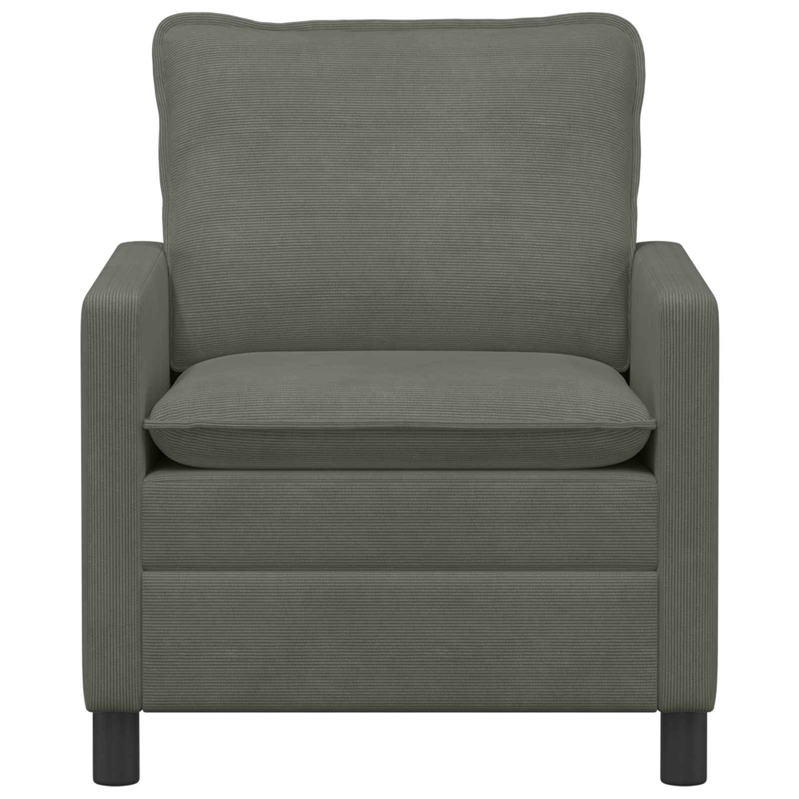Sofa Hellgrau 76 x 81 x 87,5 cm Stoff