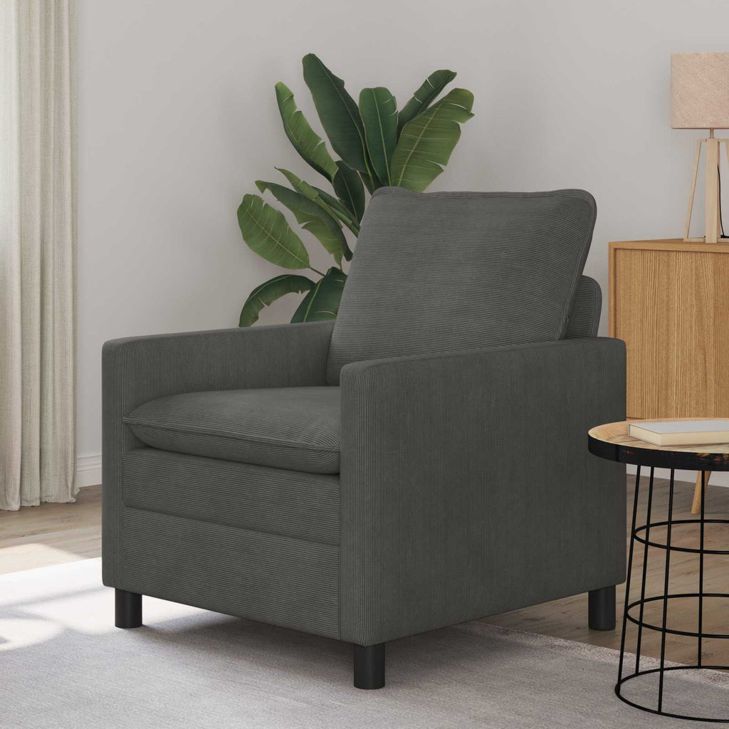 Sofa Dunkelgrau 76 x 81 x 87,5 cm Stoff