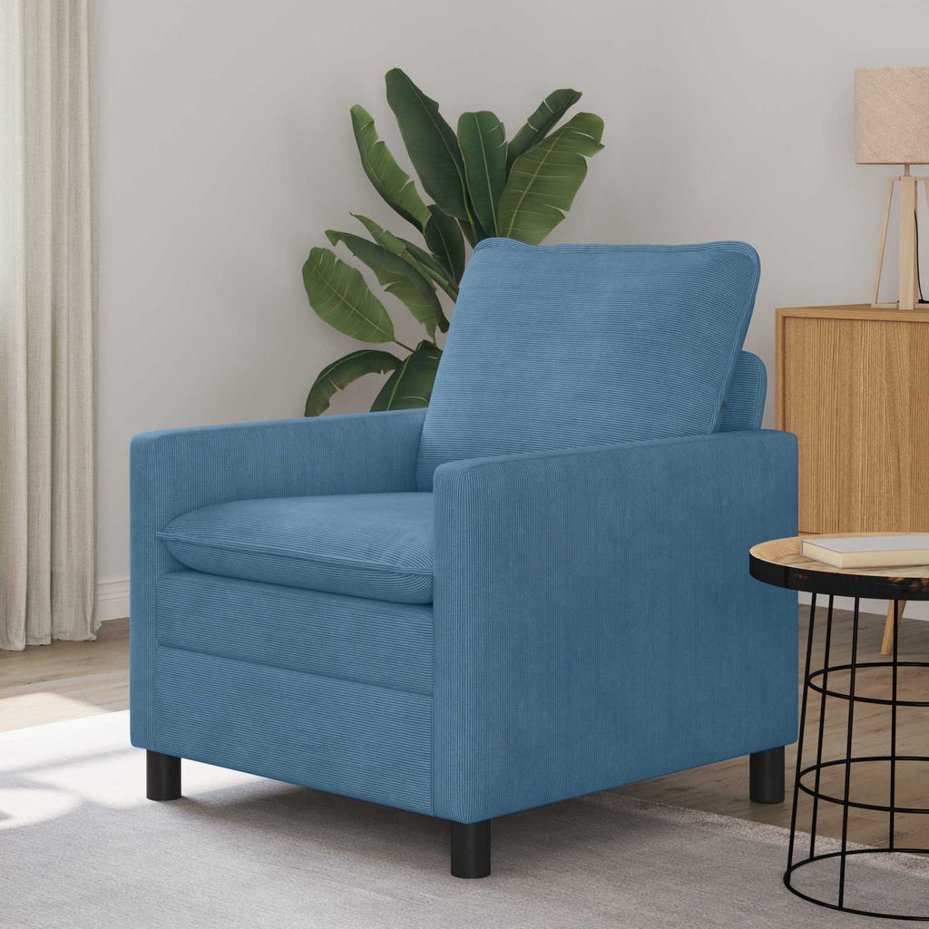Sofa Blau 76 x 81 x 87,5 cm Stoff