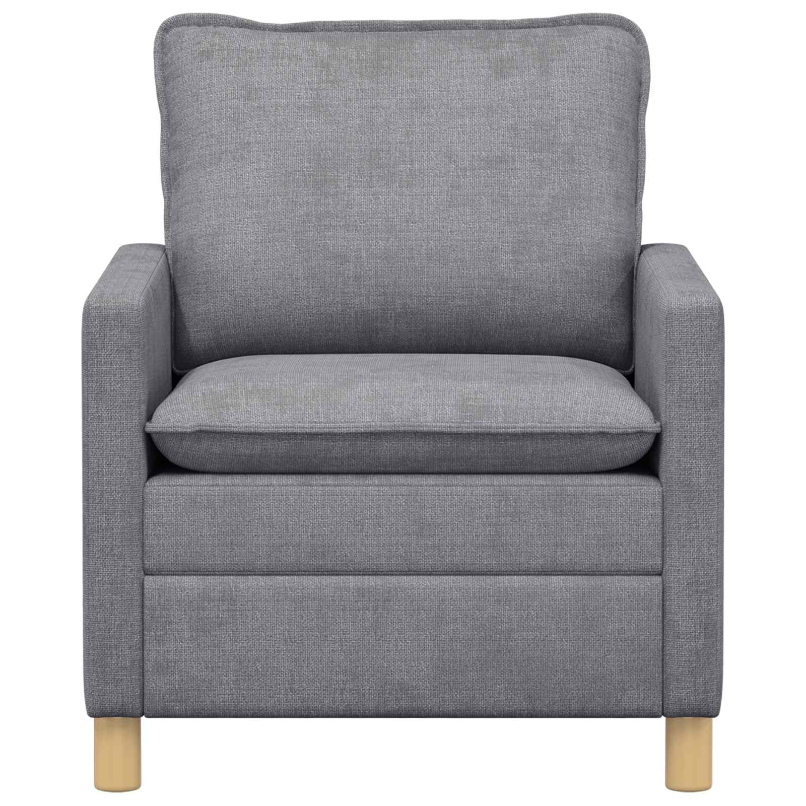 Sofa Hellgrau 76 x 81 x 87,5 cm Polyester
