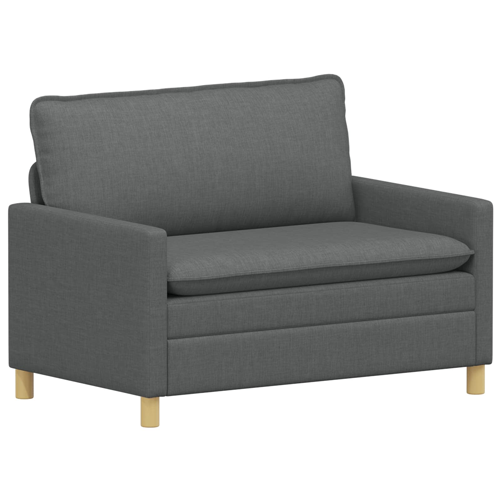 Sofa Dunkelgrau 126 x 81 x 87,5 cm Stoff