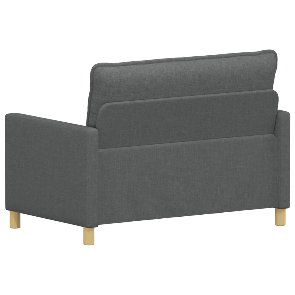 Sofa Dunkelgrau 126 x 81 x 87,5 cm Stoff