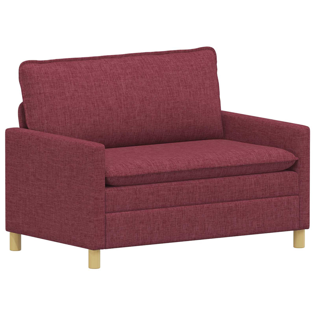 Sofa Weinrot 126 x 81 x 87,5 cm Stoff