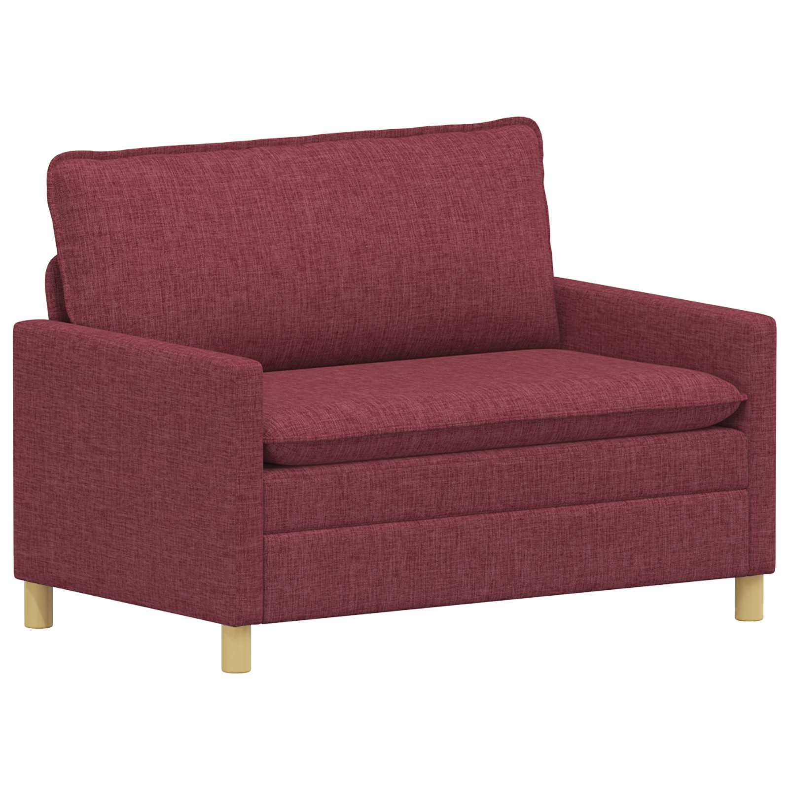 Sofa Weinrot 126 x 81 x 87,5 cm Stoff