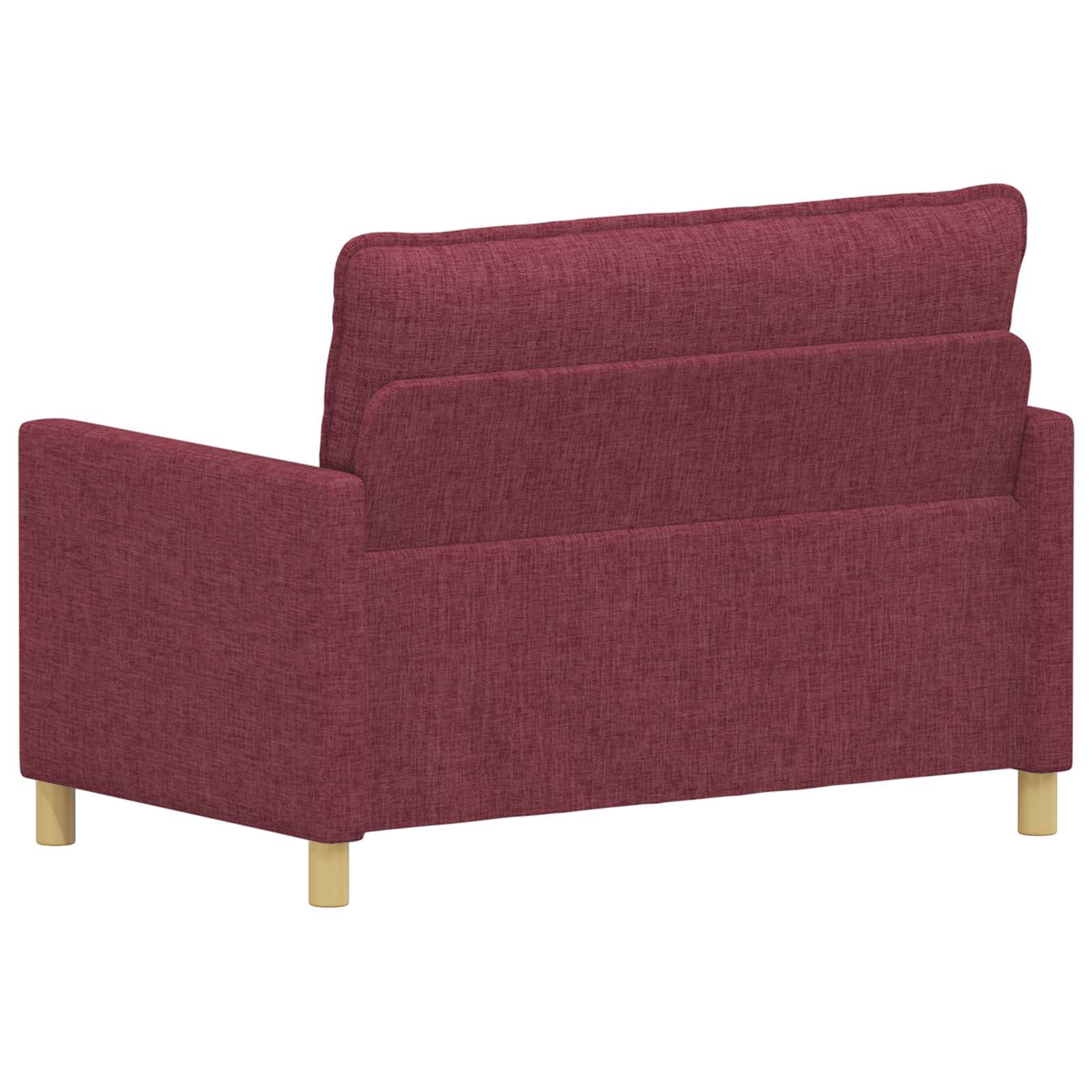 Sofa Weinrot 126 x 81 x 87,5 cm Stoff
