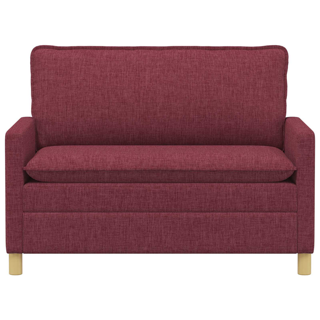 Sofa Weinrot 126 x 81 x 87,5 cm Stoff