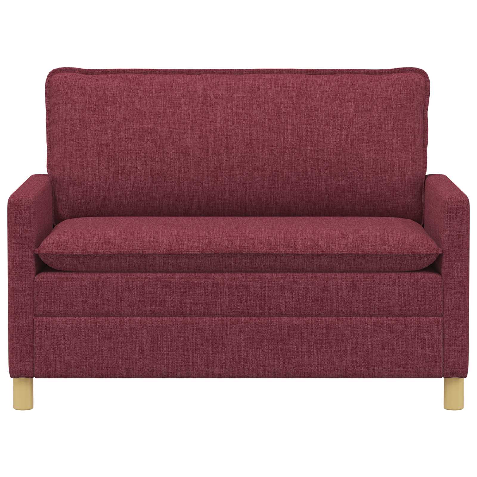 Sofa Weinrot 126 x 81 x 87,5 cm Stoff