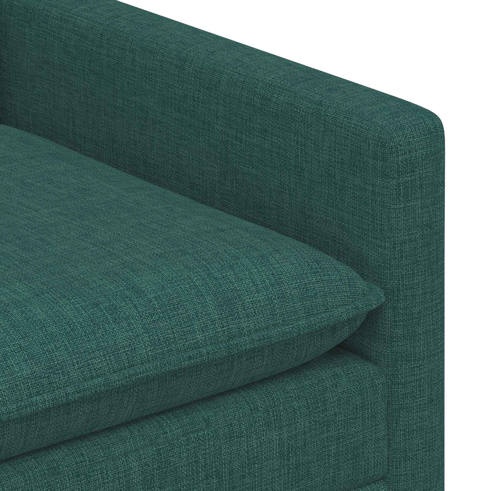 Sofa Dunkelgrün 126 x 81 x 87,5 cm Stoff