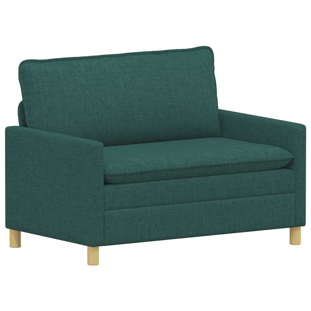 Sofa Dunkelgrün 126 x 81 x 87,5 cm Stoff