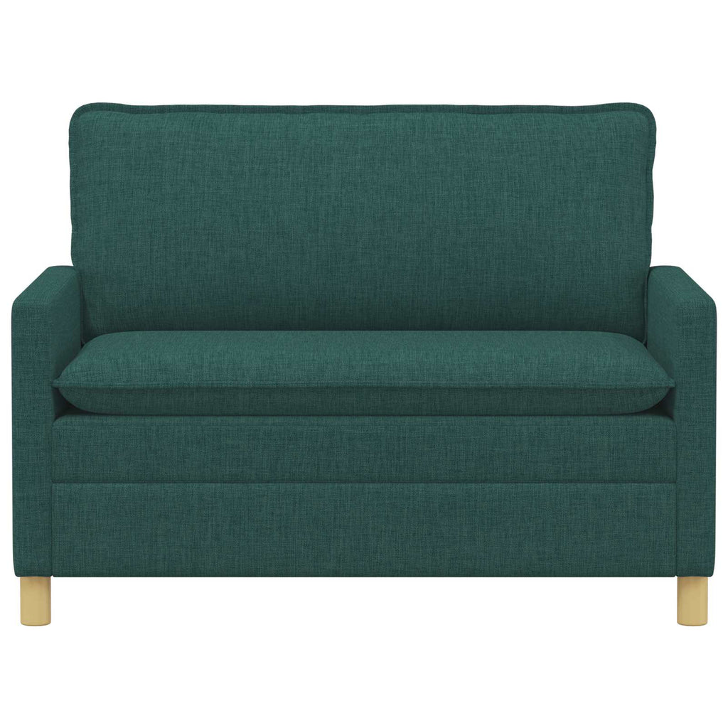 Sofa Dunkelgrün 126 x 81 x 87,5 cm Stoff