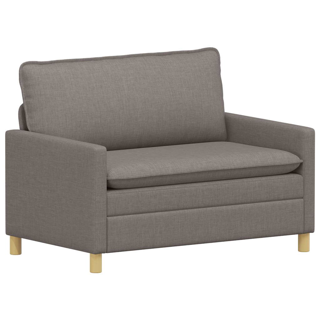 Sofa Taupe 126 x 81 x 87,5 cm Stoff