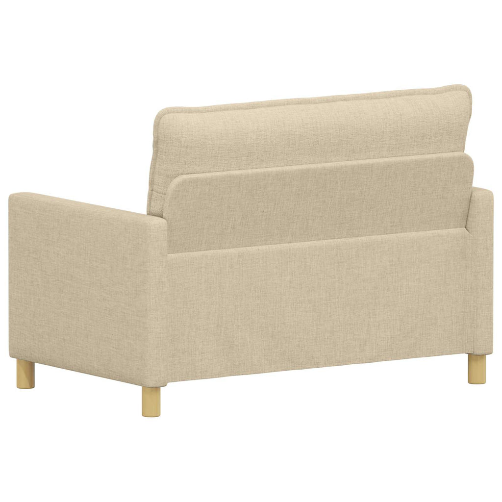 Sofa Creme 126 x 81 x 87,5 cm Stoff