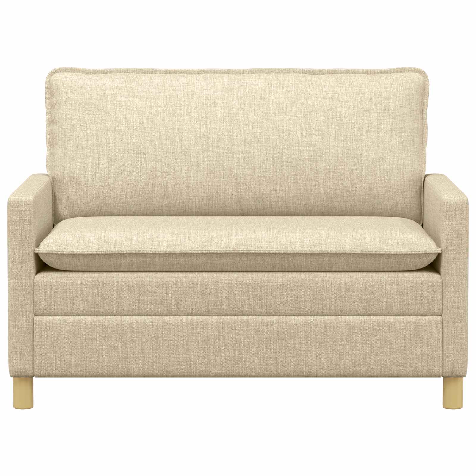 Sofa Creme 126 x 81 x 87,5 cm Stoff