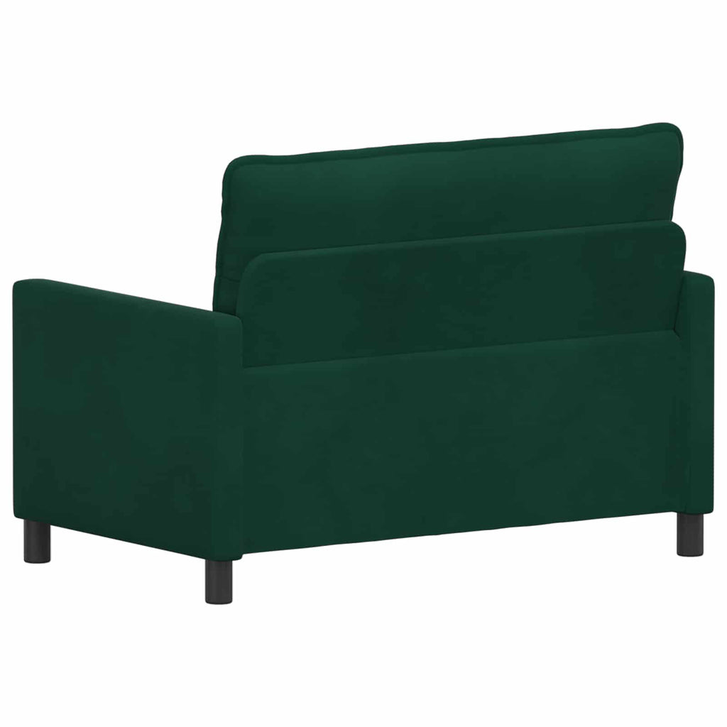 Sofa Dunkelgrün 126 x 81 x 87,5 cm