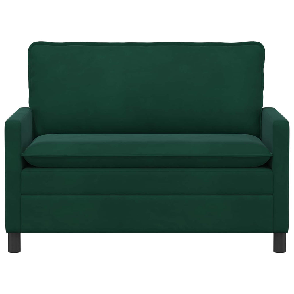 Sofa Dunkelgrün 126 x 81 x 87,5 cm