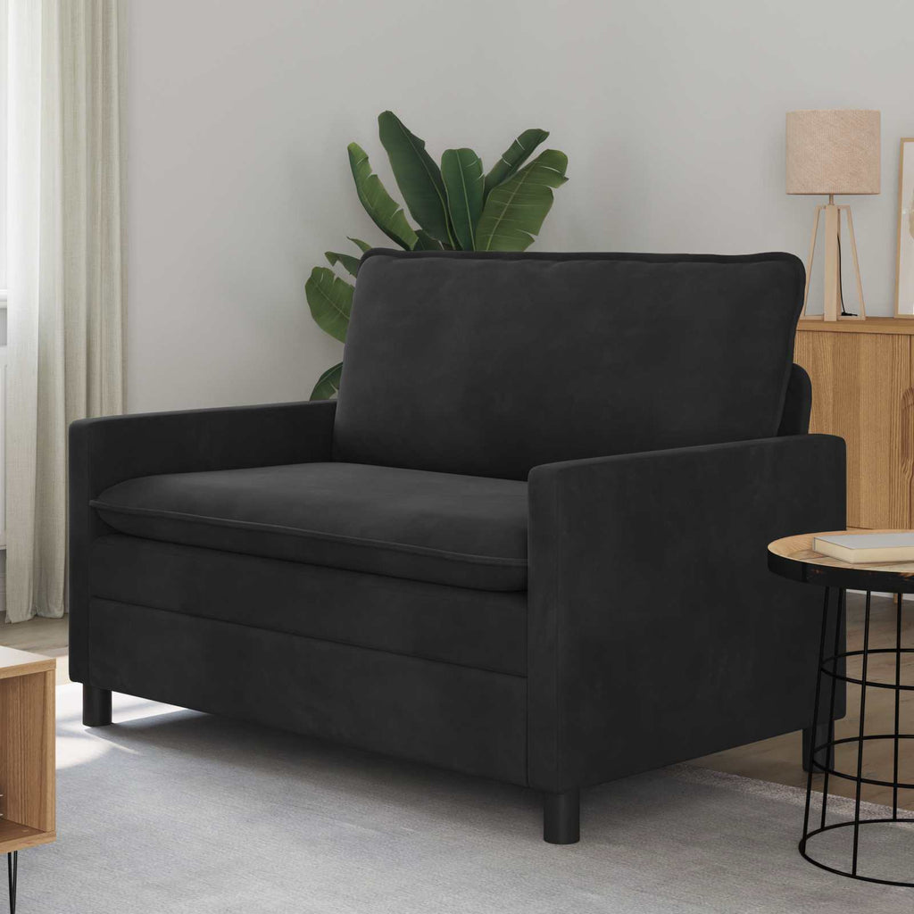 Sofa Schwarz 126 x 81 x 87,5 cm Samt