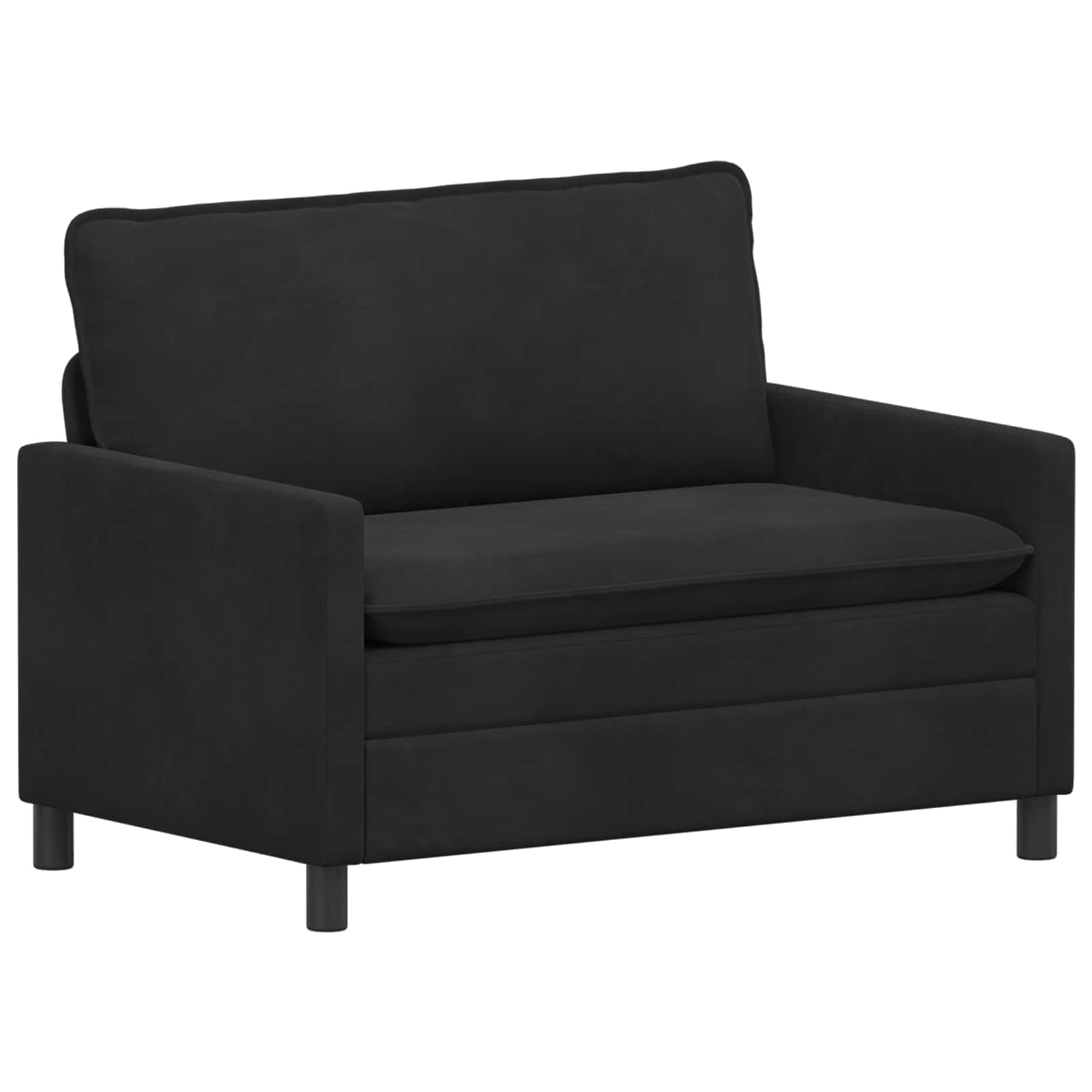 Sofa Schwarz 126 x 81 x 87,5 cm Samt