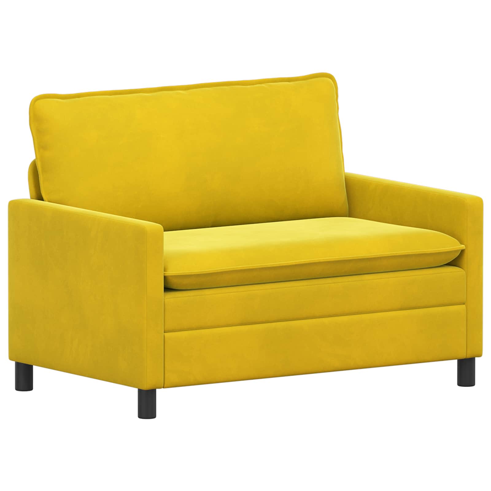 Sofa Gelb 126 x 81 x 87,5 cm Samt