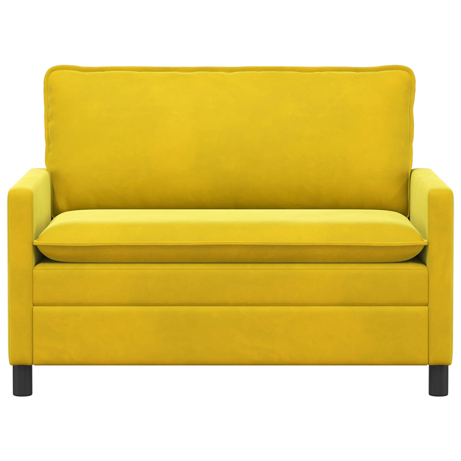 Sofa Gelb 126 x 81 x 87,5 cm Samt
