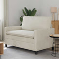 Sofa Creme 126 x 81 x 87,5 cm Samt