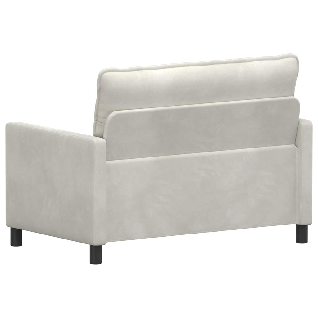 Sofa Creme 126 x 81 x 87,5 cm Samt