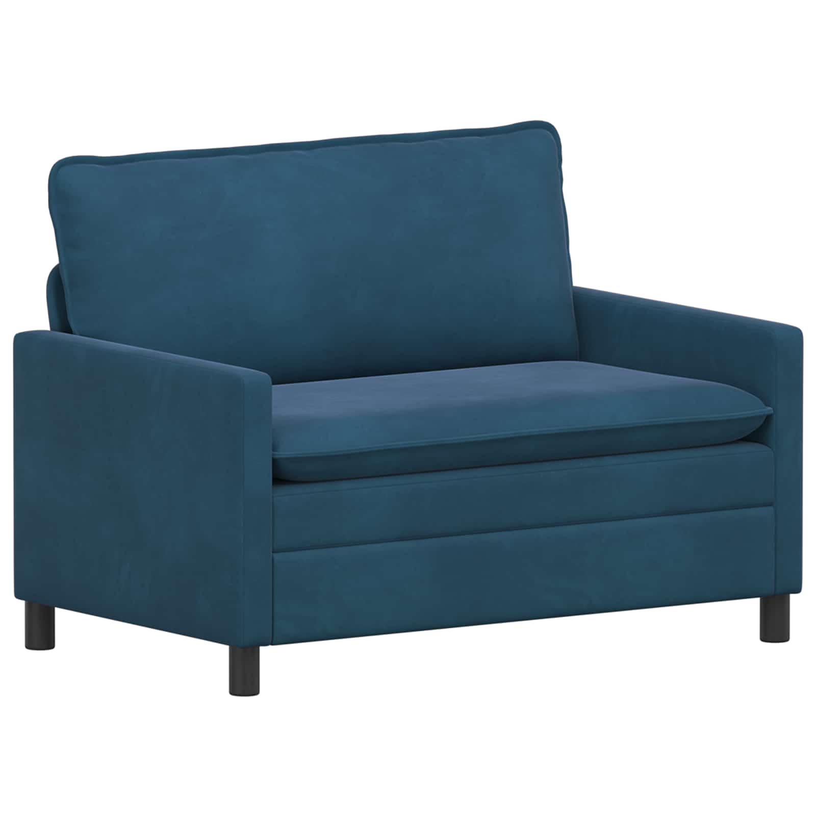 Sofa Blau 126 x 81 x 87,5 cm Samt