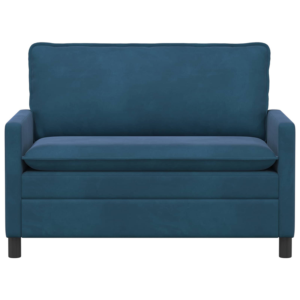 Sofa Blau 126 x 81 x 87,5 cm Samt